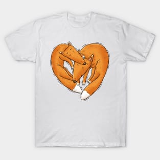 Sleepy Foxes T-Shirt